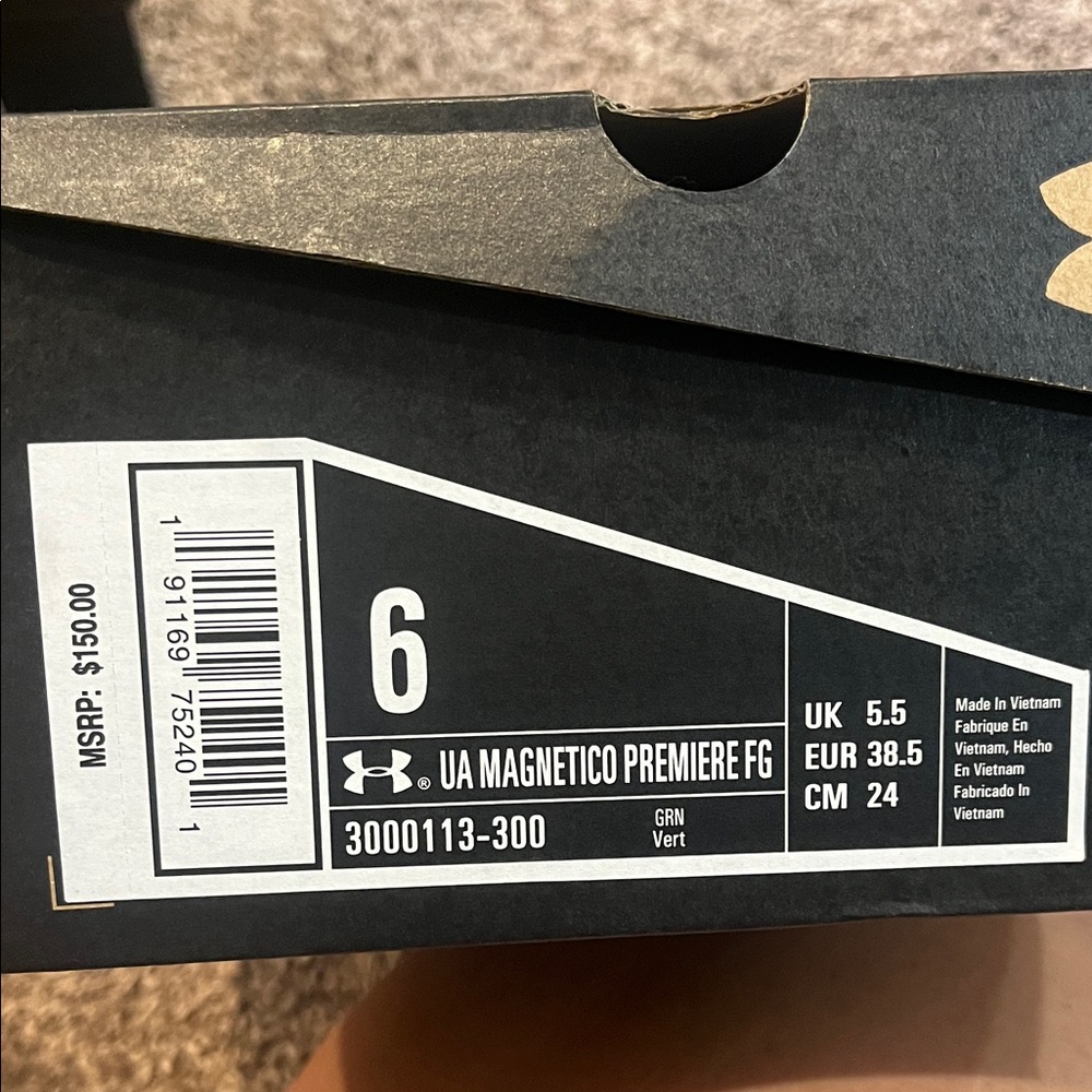 Under Armour Magnetico Premiere FG Soccer Cleats - Blue/Yellow